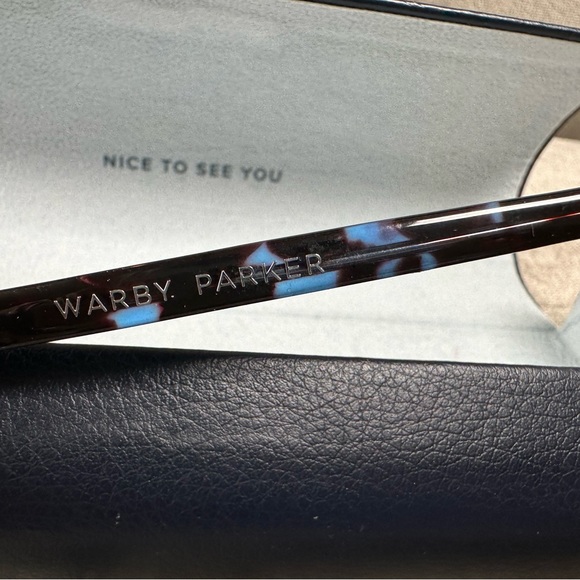 LIKE NEW! WARBY PARKER SADIE 174 RIVERBED TORTOISE READING EYEGLASS FRAMES - Picture 7 of 12